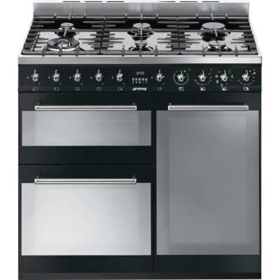 CUISINIERE SMEG MIXTE POSE LIBRE 6 FEUX GAZ