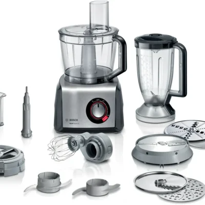 MCM812M865	ROBOT BOSCH MULTIFONCTION +BLENDER+FOUET+3.9LT/1250W/INOX