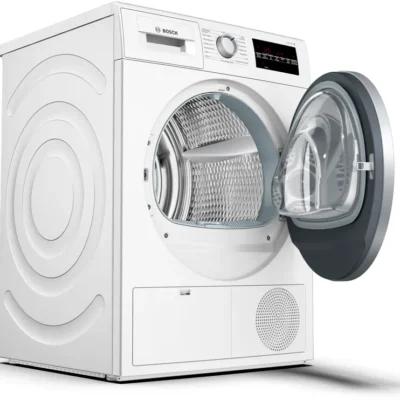 WTG85409FF	SECHE LINGE BOSCH SERIE 6 A CONDENSATION COULEUR BLANCHE / 09 KG DE CAPACITE / ARRET AUTO UNE FOIS L